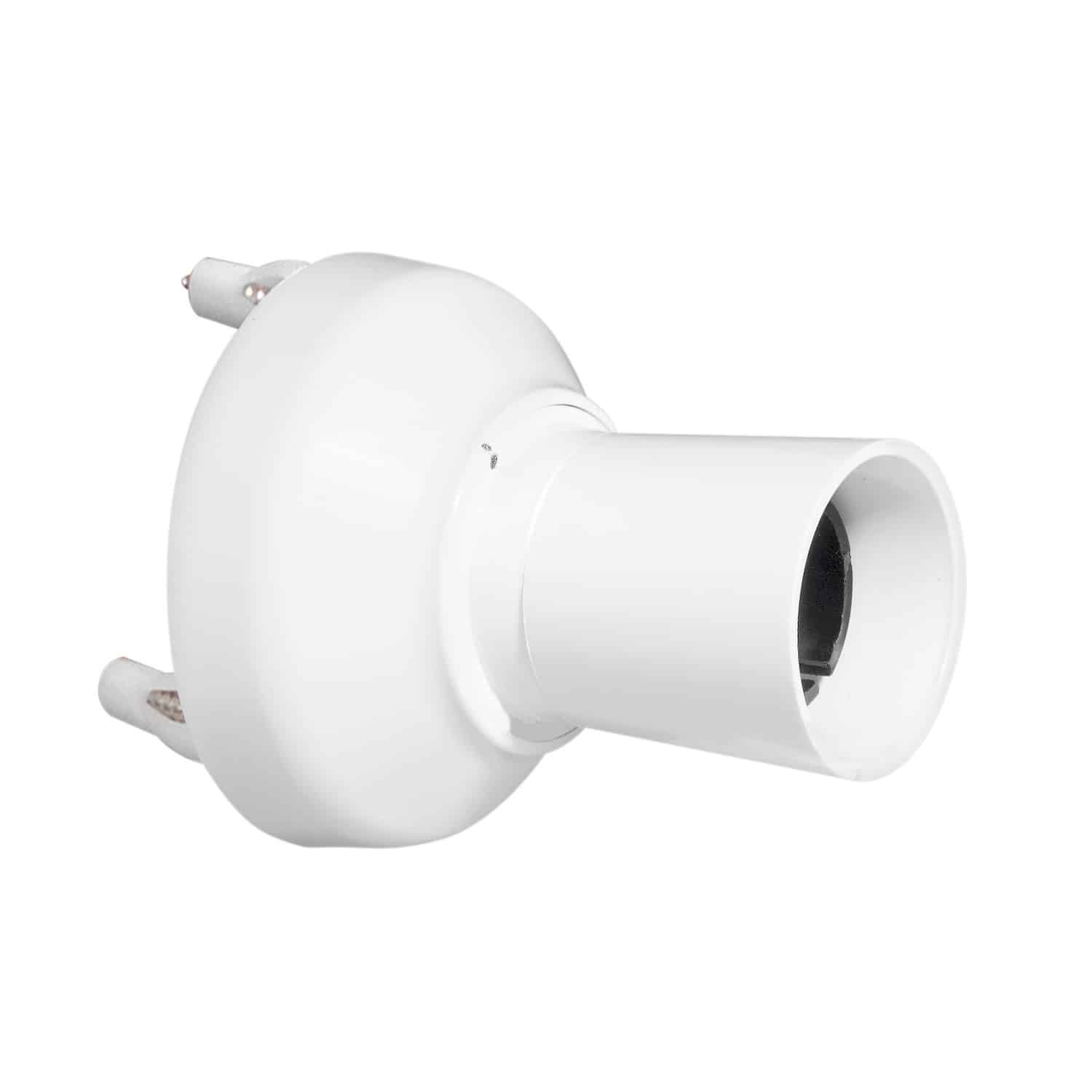 Clipsal Batten Holder Surface Mount BC Clip-On Cover With Hollow Wall Anchors | 2530LT-WE
