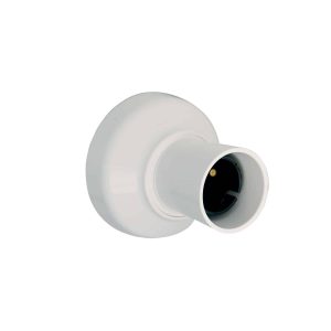 Clipsal Batten Holder Surface Mount BC Clip-On Cover | 2530-WE