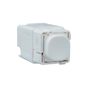 Clipsal 30 Series Switch Mech Intermediate Push Button 16A/10AX White Electric | 30PBI-WE