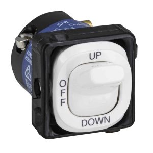 Clipsal 30 Series Switch Mech 3 Position Up/Off/Down | 39MUOD-WE