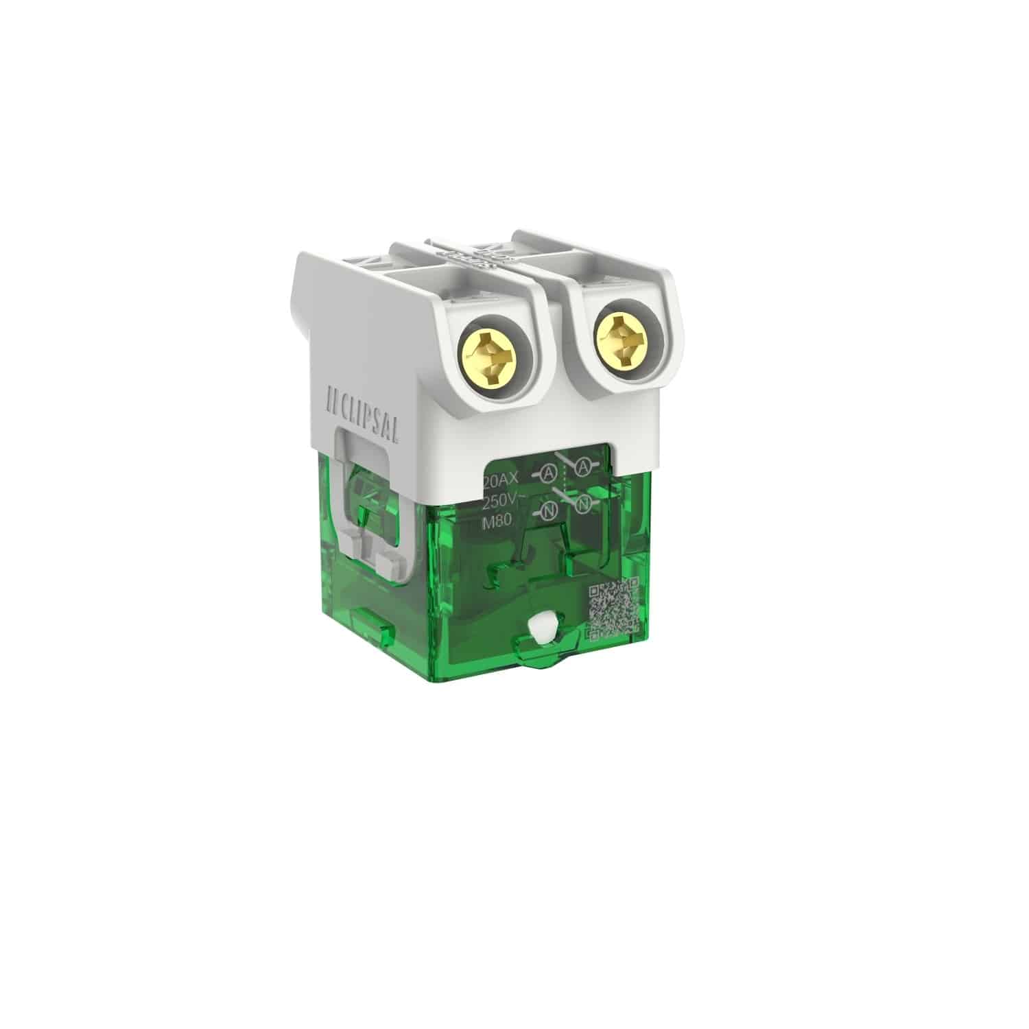 Clipsal Iconic 40 Series Cooker Switch Mech 1 Way Double Pole 40 A Vivid White | 40MD20COOK-VW