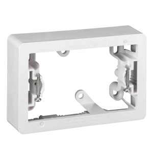 Clipsal Iconic Standard Mounting Block 1 Gang 34mm Vivid White | 449AB-VW
