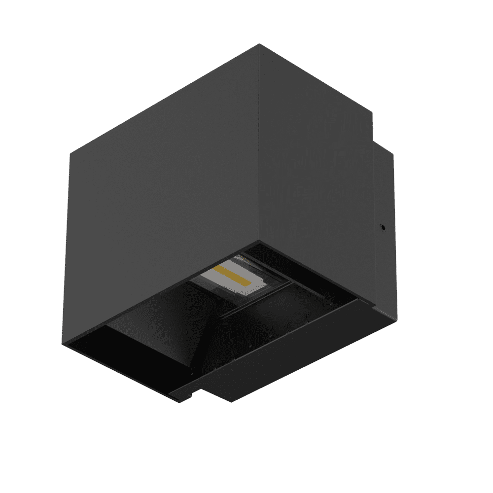 SAL CUBE II 10W Up/Down Wall Light Adjustable 5000K IP65 White | S9320NDL-WH