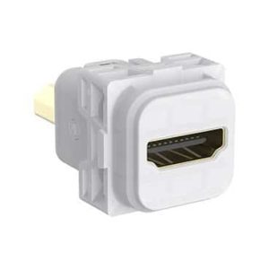 Clipsal Iconic 40 Series Female Connector HDMI Straight Through | 40HDMIS-TN