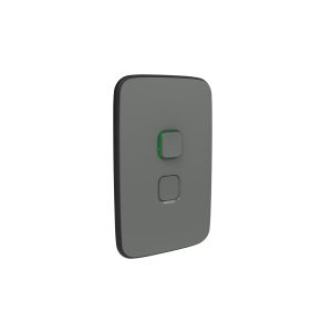 Clipsal Iconic Essence Cover Skin 1 Gang Cooker Switch Ash Grey | E3041/45C-AG