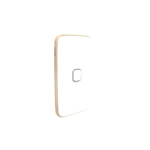 Clipsal Iconic Essence Cover Skin 1 Gang Switch Arctic White | E3041C-AW