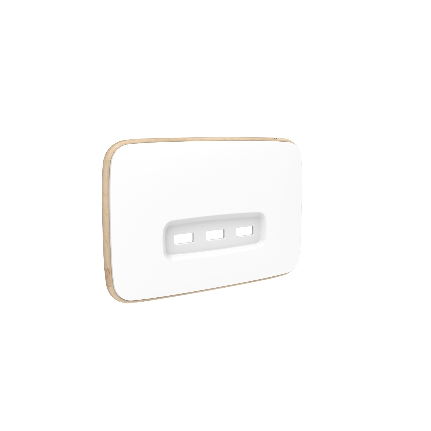 Clipsal Iconic Essence Cover Skin 3 USB Charger Arctic White | E3043USBC-AW