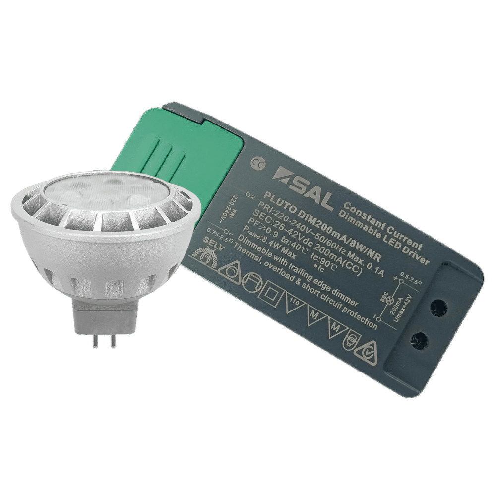 SAL 7W LED MR16 Dimmable Kit | MR16CC7KIT-WW