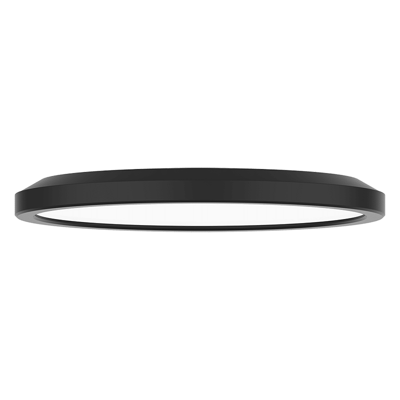 Haneco Puro G4 Slim Dimmable LED Oyster 13W 240mm x 26mm IP54 Tri-Col Black | PUROSL13W-250RBK