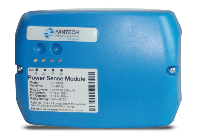 Fantech Power Sense Switch Load Sense 2.5A to 15A Fan Max O/put 5amp | VZ-ISNSE