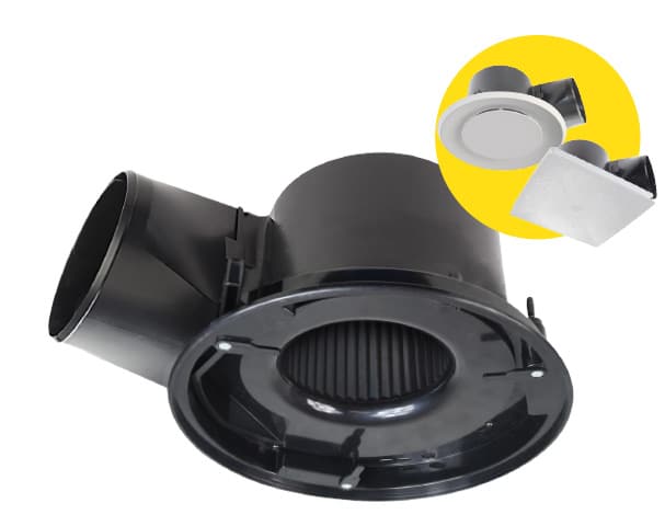 Fantech Trade Exhaust Fan 200 255mm Cut Out with 100 & 150mm Spigots | RESPF8