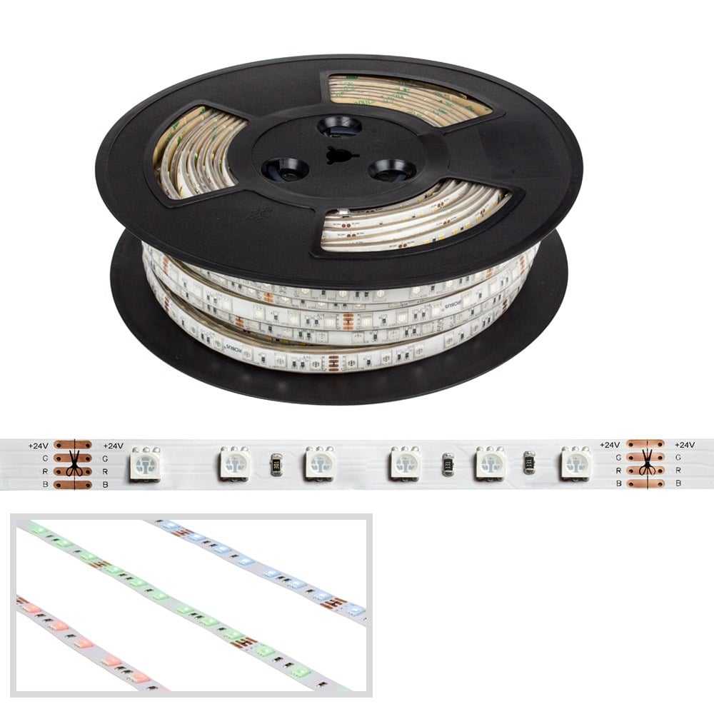 Robus Vegas LED Strip 24V 12W/m RGB IP67 | RVA12RGBW671030