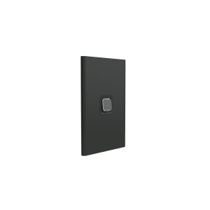 Clipsal Iconic Styl Cover Skin 1 Gang Switch Silver Shadow | S3041C-SH