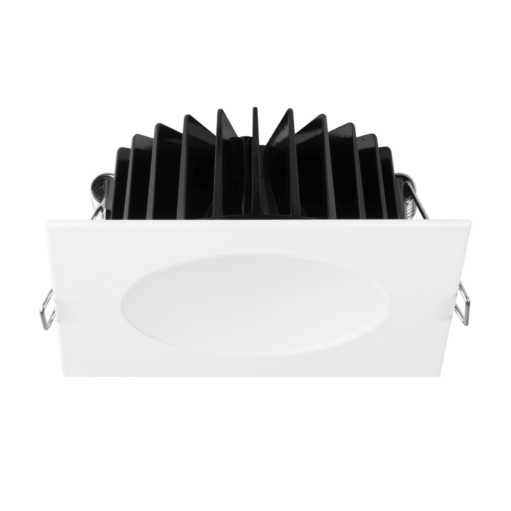 SAL ECOGEM 10W LED Downlight Square 104x104mm Tri-Col White | S9041-TC-S-WH