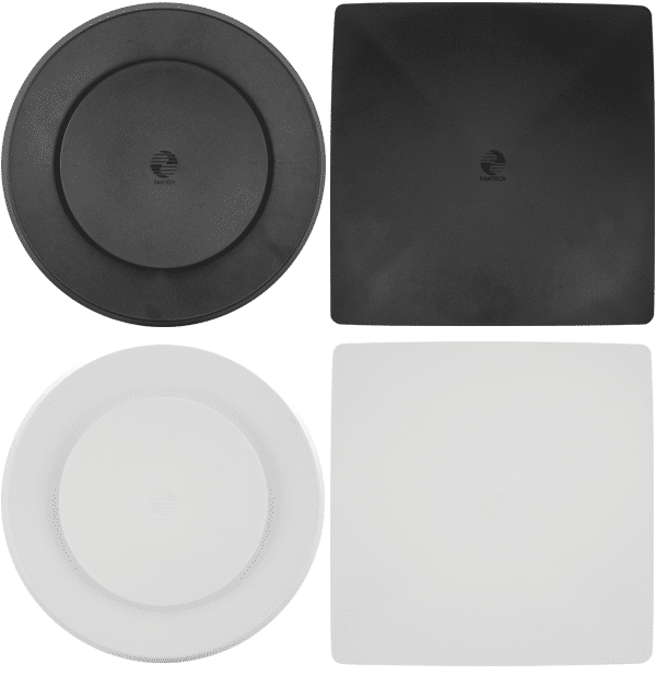 Fantech Trade Response Grille To Suit 250 Exhaust Fan Square White | RESPG250SQWH