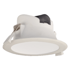 SAL WAVE 9W LED Downlight Tri-Col Dimmable IP44 White | S9065TC-WH