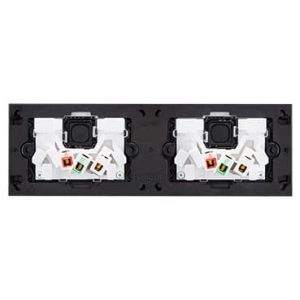 Clipsal Saturn Zen Quad 4 Gang GPO Power Point Horizontal 10A Zen Black | Z4025H2-ZB - Image 3