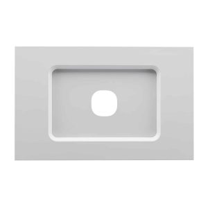 Clipsal Saturn Zen Grid and Plate 1 Gang Less 30 Series Mech Zen White | Z4031VH-ZW