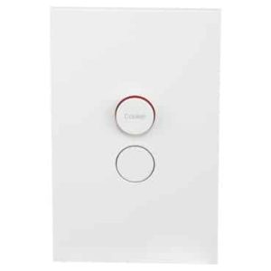 Clipsal Saturn Zen 1 Gang Cooker Switch Double Pole 32A Zen White | Z4061D32-ZW