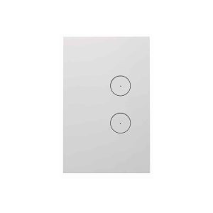 Clipsal Saturn Zen Grid and Plate Less Mechanism 2 Gang Zen Black | Z4062VH-ZB