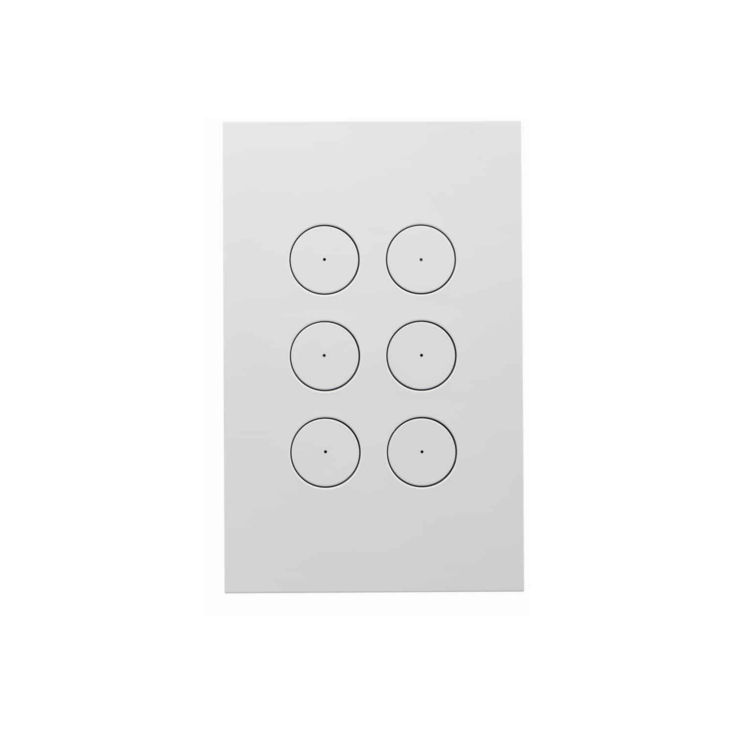 Clipsal Saturn Zen Grid and Plate Less Mechanism 6 Gang Zen Black | Z4066VH-ZB