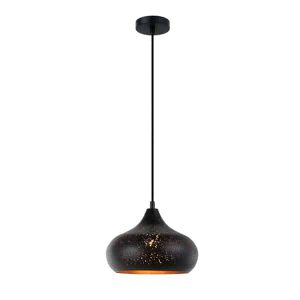 CLA PENDANT ES Black CHAMPAGNE GLASS OD250mm w/Gold | MARRAKESH04