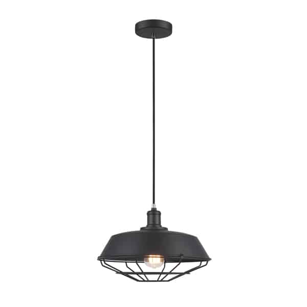 CLA PENDANT ES Wh DOME w/cage OD360mm | MATRIX-W