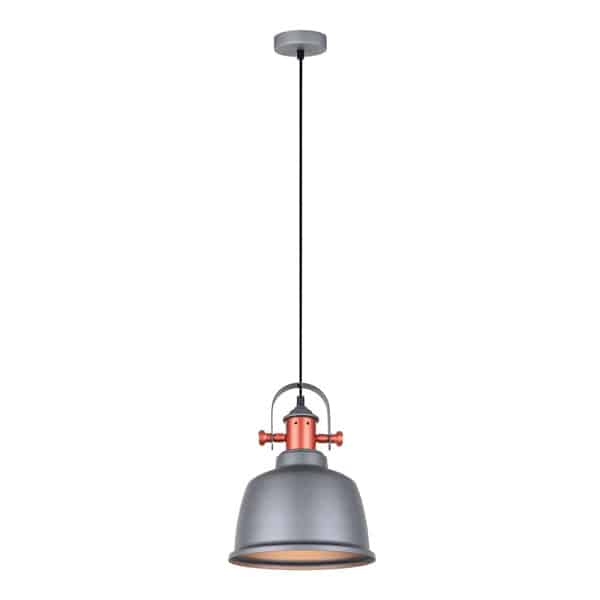 CLA PENDANT ES Matt Grey BELL with Cop Highlight OD225mm | ALTA3