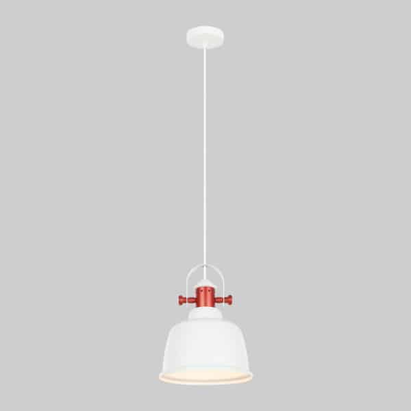 CLA PENDANT ES Matt Wh BELL w/Cop Highlights OD225mm | ALTA1