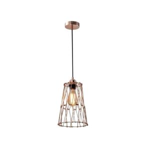 CLA PENDANT ES 40W Adjustable Shape Matte Copper OD200-400mm | PLIER3