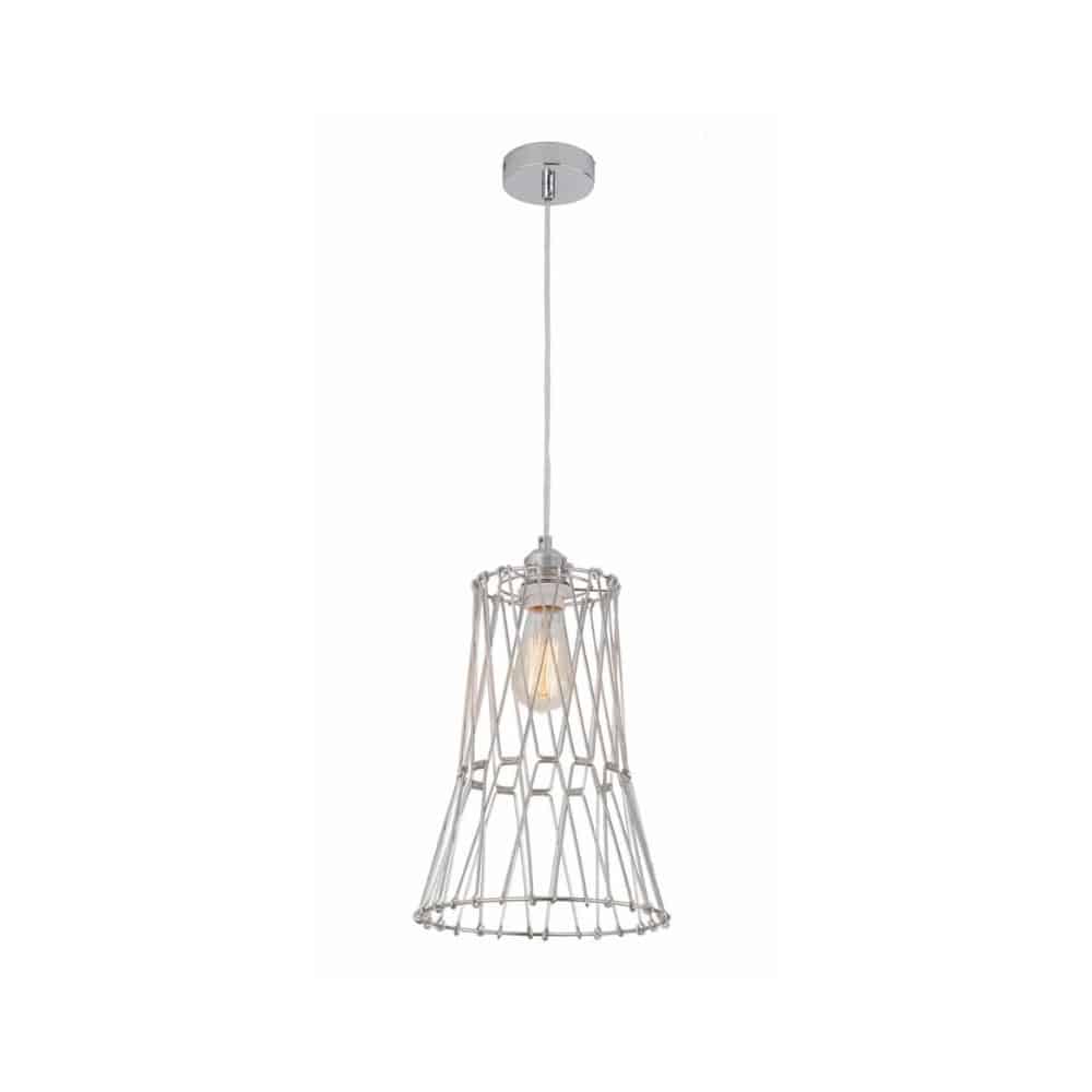 CLA PENDANT ES 40W Adjustable Shape Chrome OD200-400mm | PLIER4