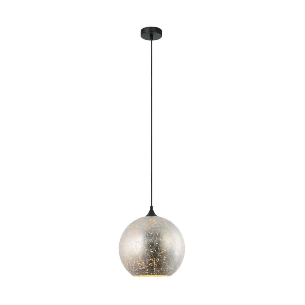 CLA PENDANT ES 40W Satin Chrome Wine Glass With White Interior | ROCHE2