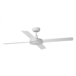 Fanco Eco Silent DC Ceiling Fan with Remote & Wall Control - White 52" | KF1130/101B