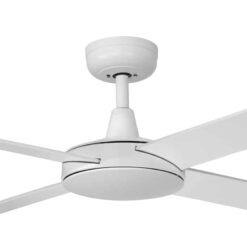 Alternative view of Fanco Eco Silent DC Ceiling Fan with Remote - White 48" | F1100/101B