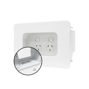 Matchmaster Recessed Wall Point with Built In Cable Management | 04MMRP02