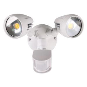 Domus MURO-PRO Twin LED Sensor Flood 2x15W Tri-Col IP54 Black | 25062 - Image 3