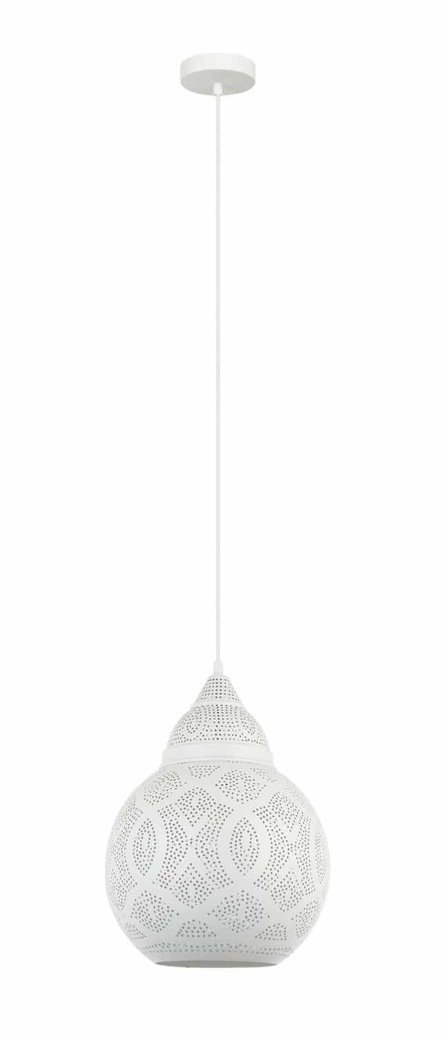 CLA PENDANT ES Wh BELL OD300mm w/White Interior | MARRAKESH06