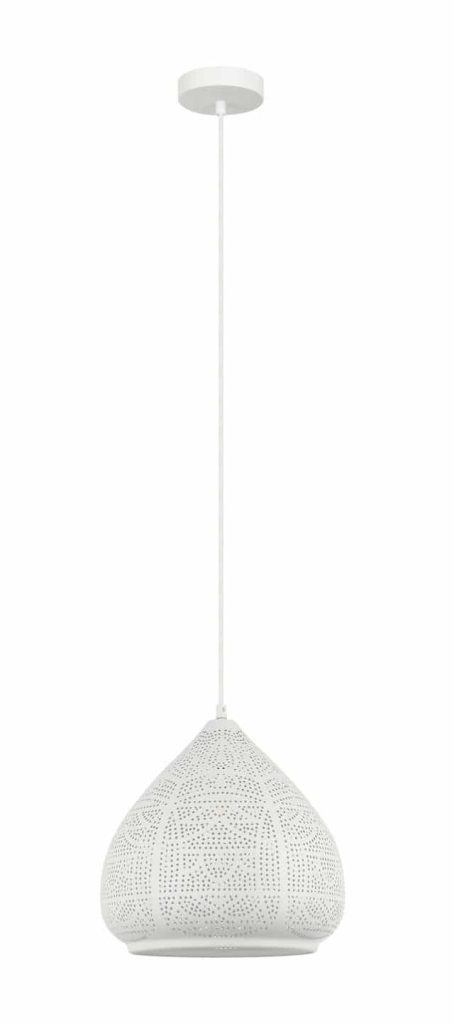 CLA PENDANT ES Wh ELLIPSE OD300mm w/White Interior | MARRAKESH07