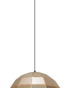 CLA PENDANT ES Champagne Gold Tiled DOME OD400mm | ARMIS8