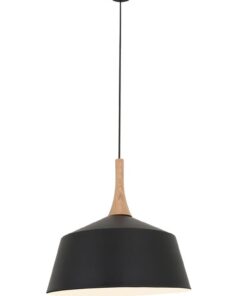 CLA PENDANT ES Blk MED ANGLED DOME OD400mm | NORDIC4