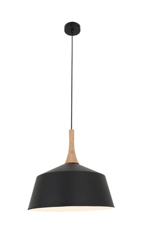 CLA PENDANT ES Blk MED ANGLED DOME OD400mm | NORDIC4