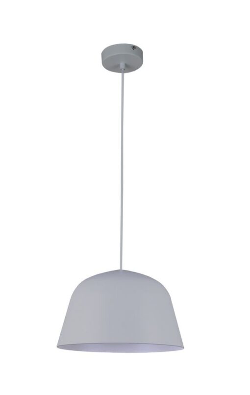 CLA PENDANT Matt Grey ANGLED DOME OD250mm | PASTEL04A