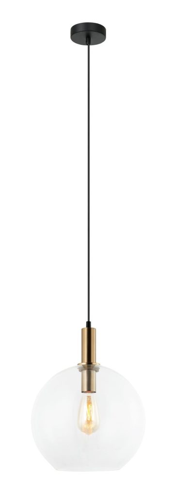 CLA PENDANT ES 40W Clear Wine Glass Extn Bronze Highlight | PATERA1