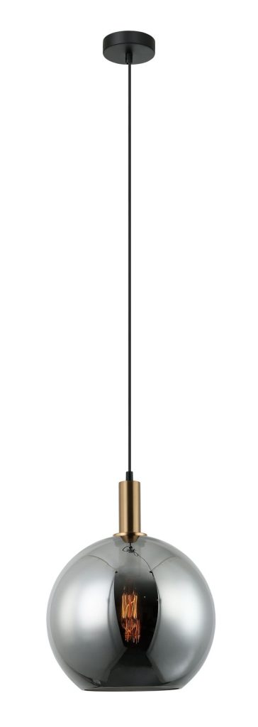 CLA PENDANT ES 40W Blk Smoke Wine Gl Ext Bronze Highlight | PATERA2