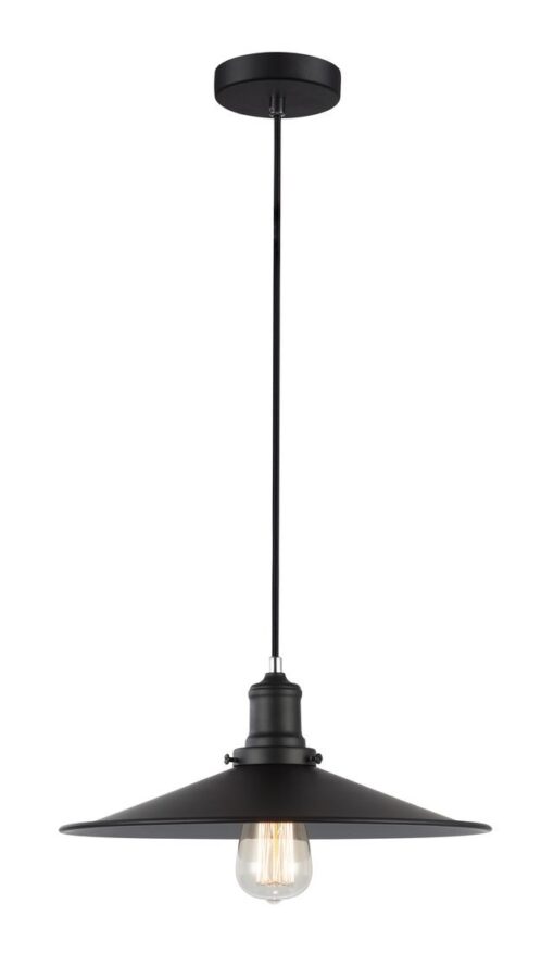 CLA PENDANT ES Blk LGE COOLIE HAT OD360mm | PIATTO1