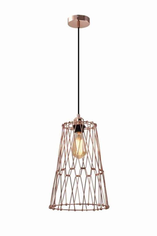 CLA PENDANT ES 40W Adjustable Shape Matte Copper OD255-530mm | PLIER1