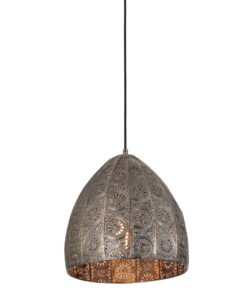 CLA PENDANT ES 60W Embossed Ellipse Aged Brass Steel OD310mm X L320m | SARI1