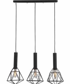 CLA PENDANT ES Blk WIRE BEER GLASS (Angled Cage) OD156mm | BLACKBAND2