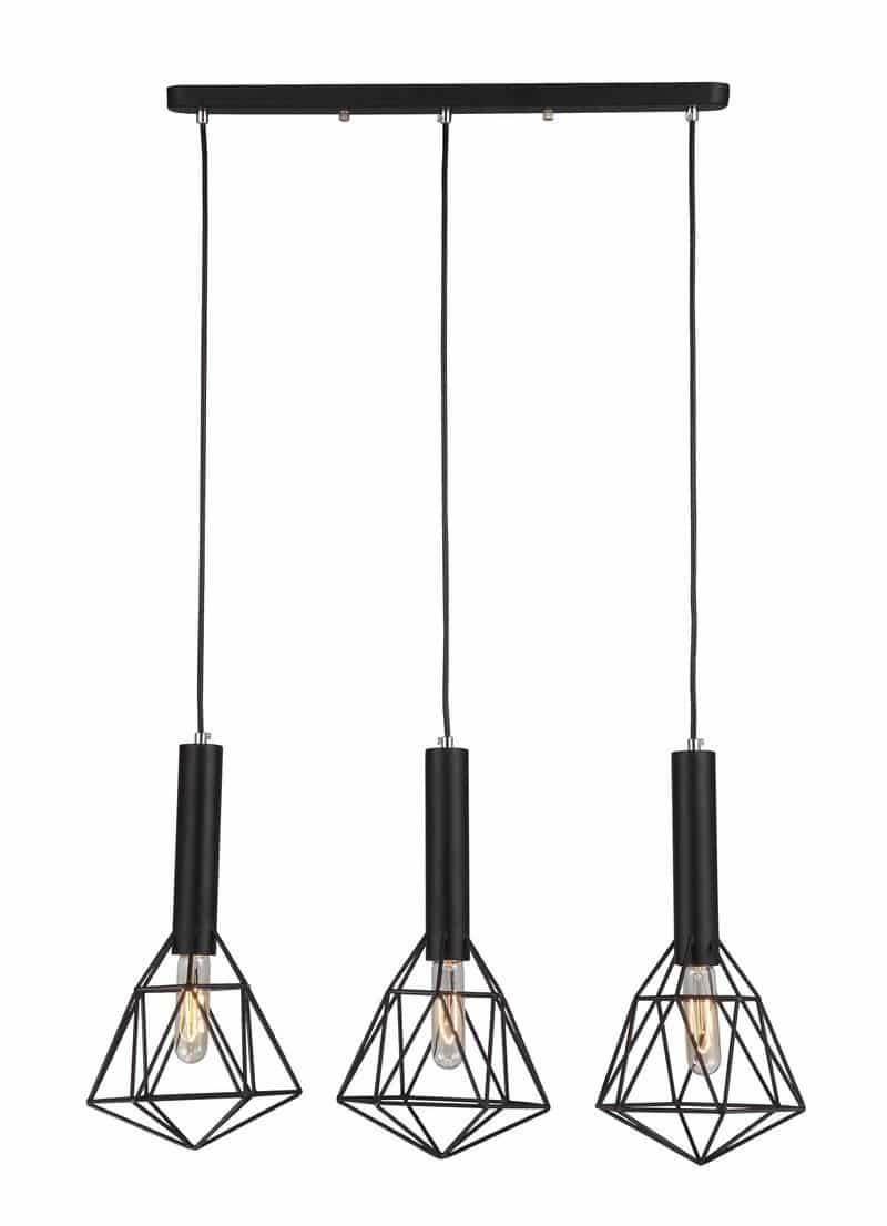 CLA PENDANT ES Blk WIRE BEER GLASS (Angled Cage) OD156mm | BLACKBAND2