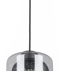 CLA PENDANT ES Blk Mesh & Clr Glass OBLONG OD200mm | TONO1